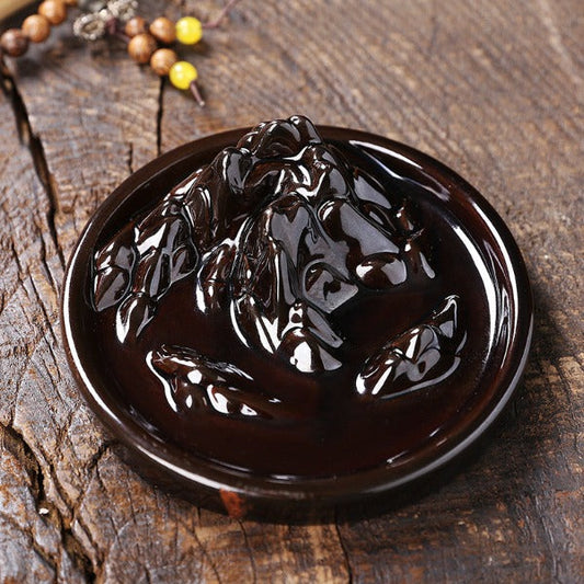 Volcano Round Backflow Incense Burner